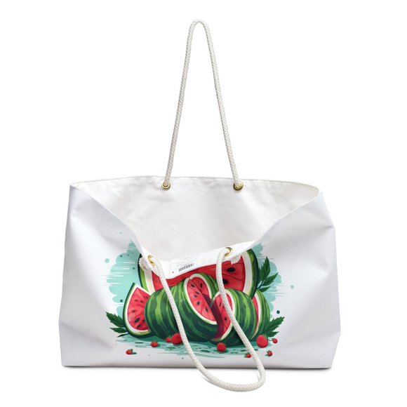 Watermelon Palestine Support Oversized Tote Bag Free Gaza I Stand with Palestine - Picture 3 of 5